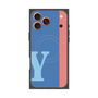 プレミアムパネル with MagSafe［ オリジナル - initial color line - Y blue ］