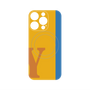 プレミアムパネル with MagSafe［ オリジナル - initial color line - Y orange ］