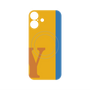 プレミアムパネル with MagSafe［ オリジナル - initial color line - Y orange ］