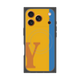 プレミアムパネル with MagSafe［ オリジナル - initial color line - Y orange ］