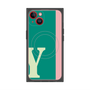 プレミアムパネル with MagSafe［ オリジナル - initial color line - Y green ］