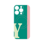 プレミアムパネル with MagSafe［ オリジナル - initial color line - Y green ］
