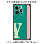 プレミアムパネル with MagSafe［ オリジナル - initial color line - Y green ］