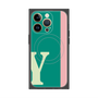 プレミアムパネル with MagSafe［ オリジナル - initial color line - Y green ］
