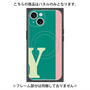 プレミアムパネル with MagSafe［ オリジナル - initial color line - Y green ］