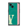 プレミアムパネル with MagSafe［ オリジナル - initial color line - Y green ］