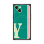 プレミアムパネル with MagSafe［ オリジナル - initial color line - Y green ］