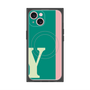 プレミアムパネル with MagSafe［ オリジナル - initial color line - Y green ］
