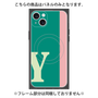 プレミアムパネル with MagSafe［ オリジナル - initial color line - Y green ］