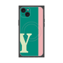 プレミアムパネル with MagSafe［ オリジナル - initial color line - Y green ］