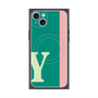 プレミアムパネル with MagSafe［ オリジナル - initial color line - Y green ］