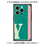 プレミアムパネル with MagSafe［ オリジナル - initial color line - Y green ］