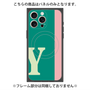 プレミアムパネル with MagSafe［ オリジナル - initial color line - Y green ］