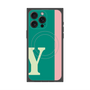 プレミアムパネル with MagSafe［ オリジナル - initial color line - Y green ］