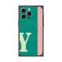 プレミアムパネル with MagSafe［ オリジナル - initial color line - Y green ］