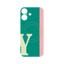 プレミアムパネル with MagSafe［ オリジナル - initial color line - Y green ］