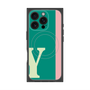 プレミアムパネル with MagSafe［ オリジナル - initial color line - Y green ］