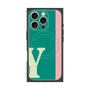 プレミアムパネル with MagSafe［ オリジナル - initial color line - Y green ］