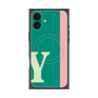 プレミアムパネル with MagSafe［ オリジナル - initial color line - Y green ］
