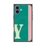 プレミアムパネル with MagSafe［ オリジナル - initial color line - Y green ］