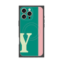 プレミアムパネル with MagSafe［ オリジナル - initial color line - Y green ］