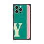プレミアムパネル with MagSafe［ オリジナル - initial color line - Y green ］