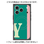 プレミアムパネル with MagSafe［ オリジナル - initial color line - Y green ］