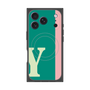 プレミアムパネル with MagSafe［ オリジナル - initial color line - Y green ］