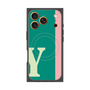 プレミアムパネル with MagSafe［ オリジナル - initial color line - Y green ］