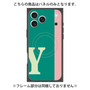 プレミアムパネル with MagSafe［ オリジナル - initial color line - Y green ］