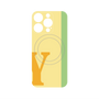 プレミアムパネル with MagSafe［ オリジナル - initial color line - Y yellow ］