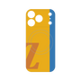 プレミアムパネル with MagSafe［ オリジナル - initial color line - Z orange ］