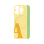 プレミアムパネル with MagSafe［ オリジナル - initial color line - A yellow ］