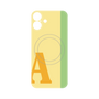 プレミアムパネル with MagSafe［ オリジナル - initial color line - A yellow ］