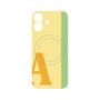 プレミアムパネル with MagSafe［ オリジナル - initial color line - A yellow ］