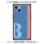 プレミアムパネル with MagSafe［ オリジナル - initial color line - B blue ］