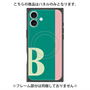 プレミアムパネル with MagSafe［ オリジナル - initial color line - B green ］