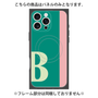 プレミアムパネル with MagSafe［ オリジナル - initial color line - B green ］