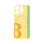 プレミアムパネル with MagSafe［ オリジナル - initial color line - B yellow ］
