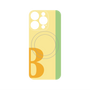 プレミアムパネル with MagSafe［ オリジナル - initial color line - B yellow ］