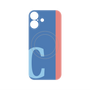 プレミアムパネル with MagSafe［ オリジナル - initial color line - C blue ］