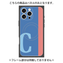 プレミアムパネル with MagSafe［ オリジナル - initial color line - C blue ］