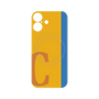 プレミアムパネル with MagSafe［ オリジナル - initial color line - C orange ］