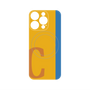 プレミアムパネル with MagSafe［ オリジナル - initial color line - C orange ］