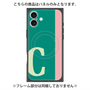プレミアムパネル with MagSafe［ オリジナル - initial color line - C green ］