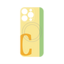 プレミアムパネル with MagSafe［ オリジナル - initial color line - C yellow ］
