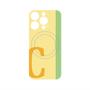 プレミアムパネル with MagSafe［ オリジナル - initial color line - C yellow ］