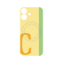 プレミアムパネル with MagSafe［ オリジナル - initial color line - C yellow ］