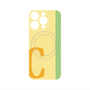 プレミアムパネル with MagSafe［ オリジナル - initial color line - C yellow ］