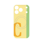 プレミアムパネル with MagSafe［ オリジナル - initial color line - C yellow ］
